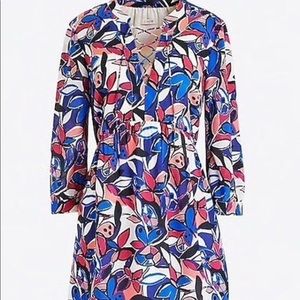 JCREW FLORAL KNEE LENGTH DRESS